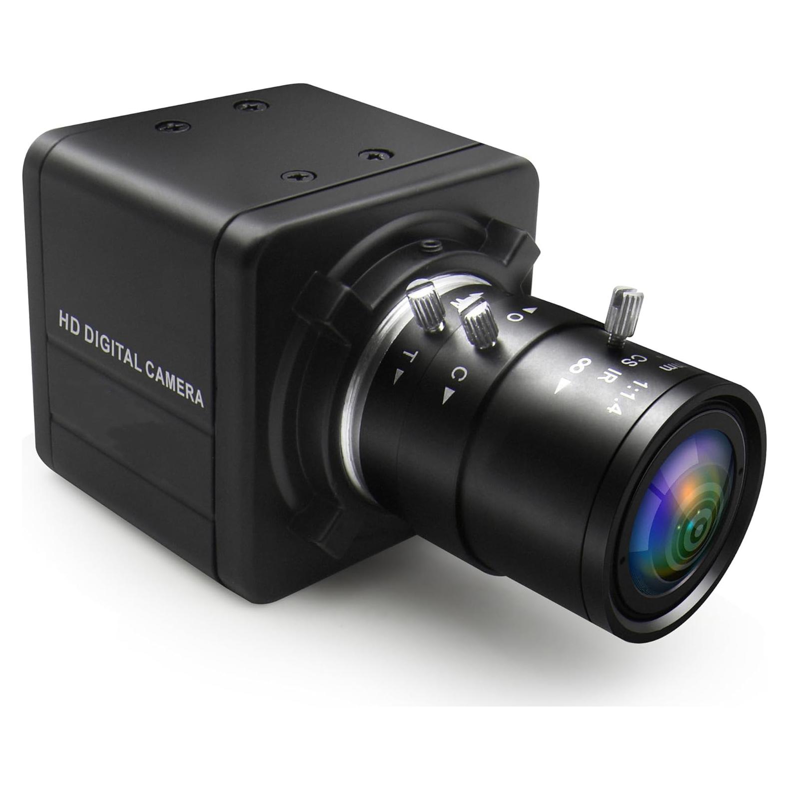 Cámara USB 8MP Magnolia con Lente Varifocal 2.8-12mm