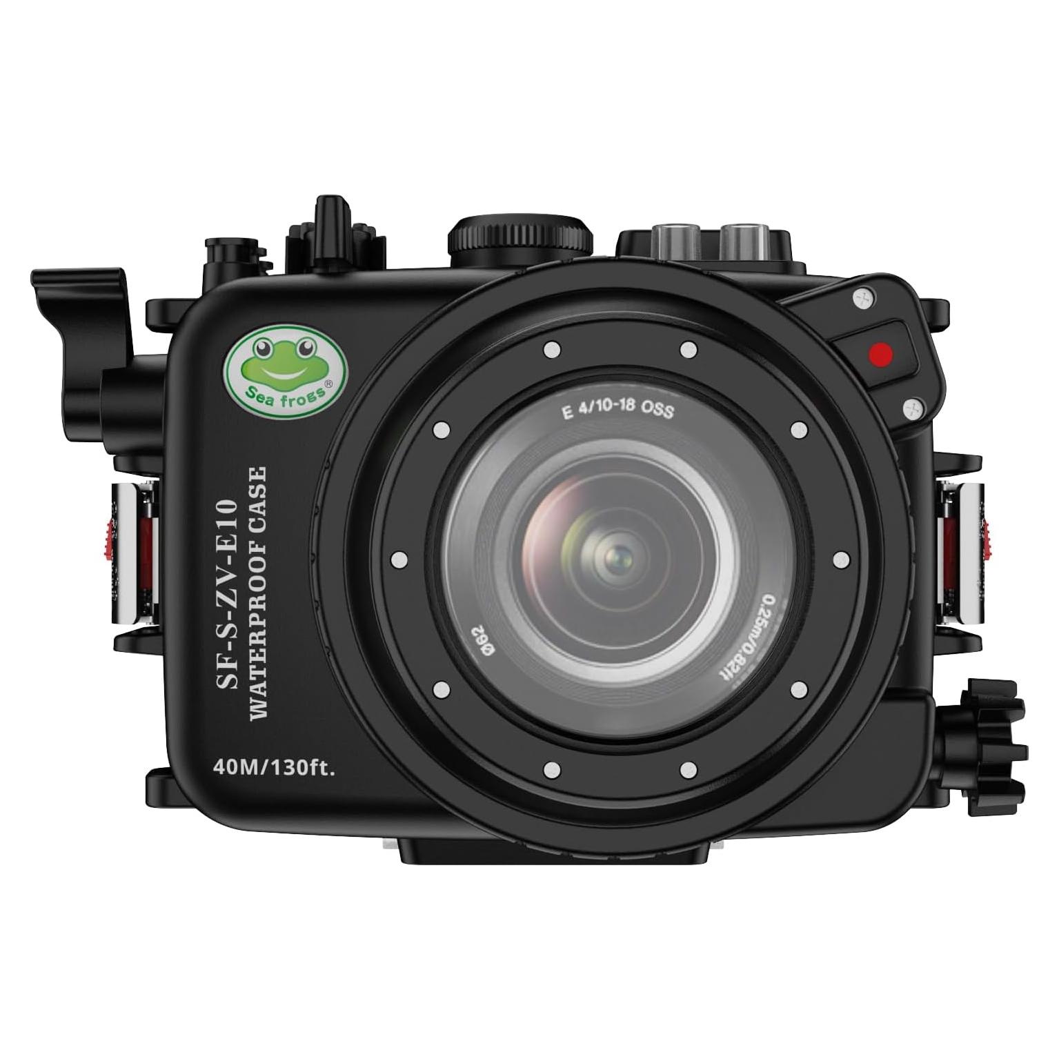 Carcasa impermeable Sea Frogs para cámara Sony ZV-E10 40m