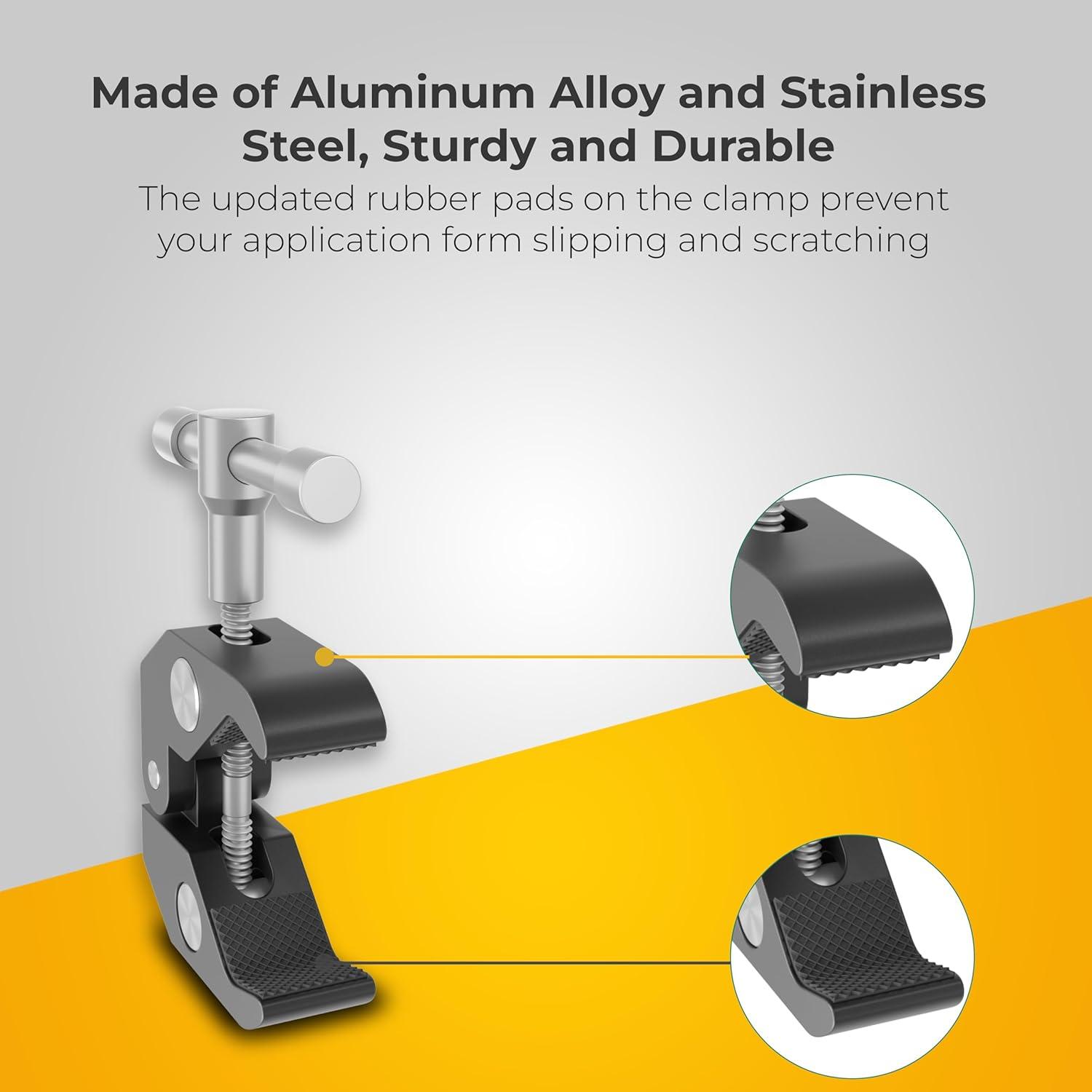 Abrazadera Mágica Reflex Camera 1/4" y 3/8" Ajustable