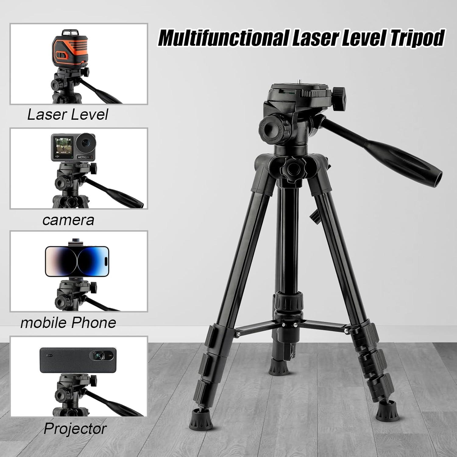 Trípode VNW 47" (119 cm) con nivel de burbuja y placa rápida