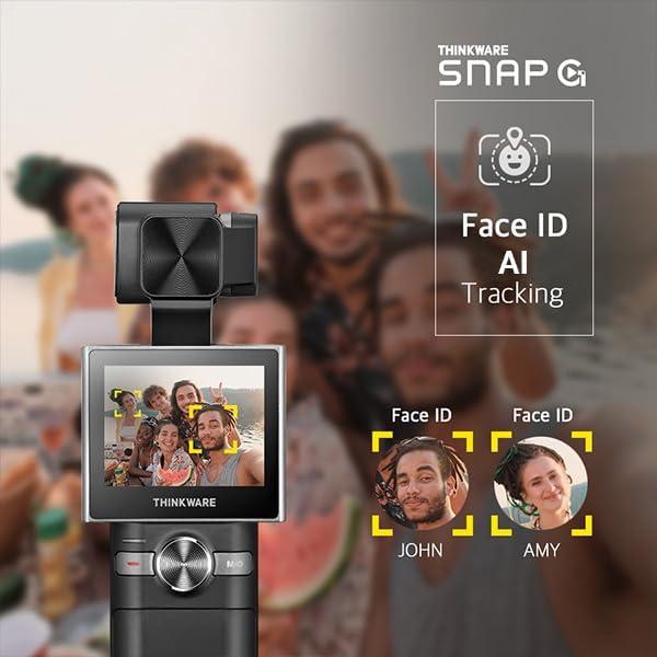 Cámara de Vlogging THINKWARE SNAP-G Plus 4K 60FPS Gimbal
