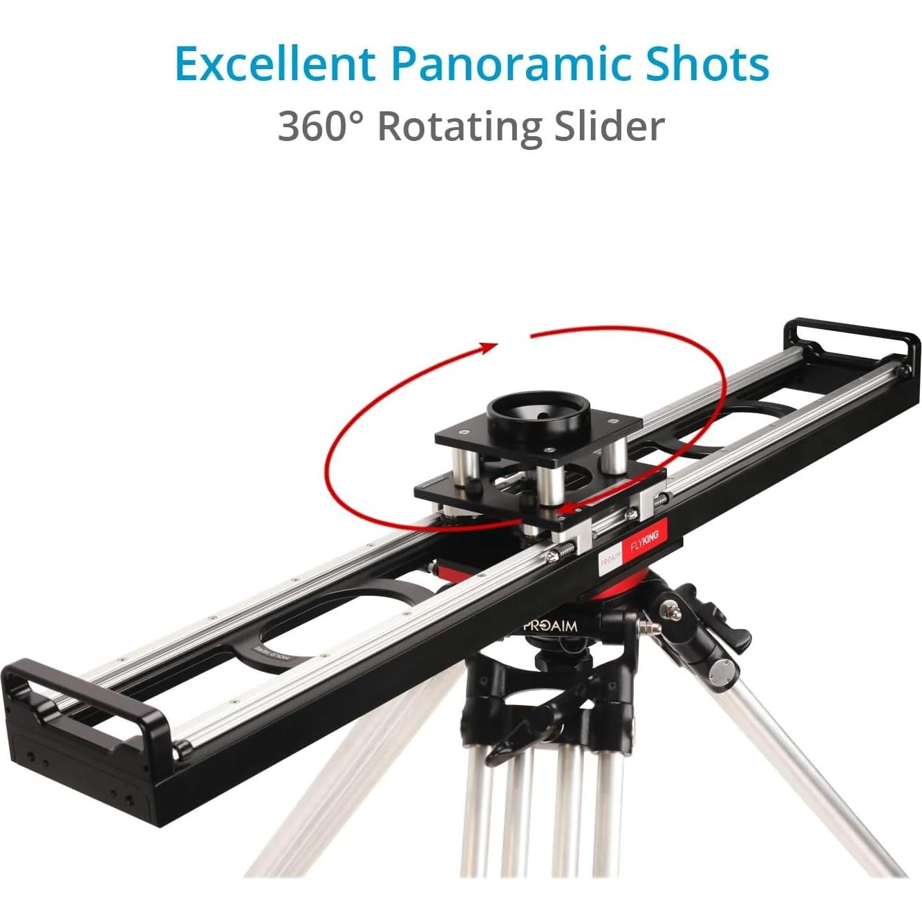 Deslizador de Cámara PROAIM Flyking 3' con Montaje de Tazón 100mm