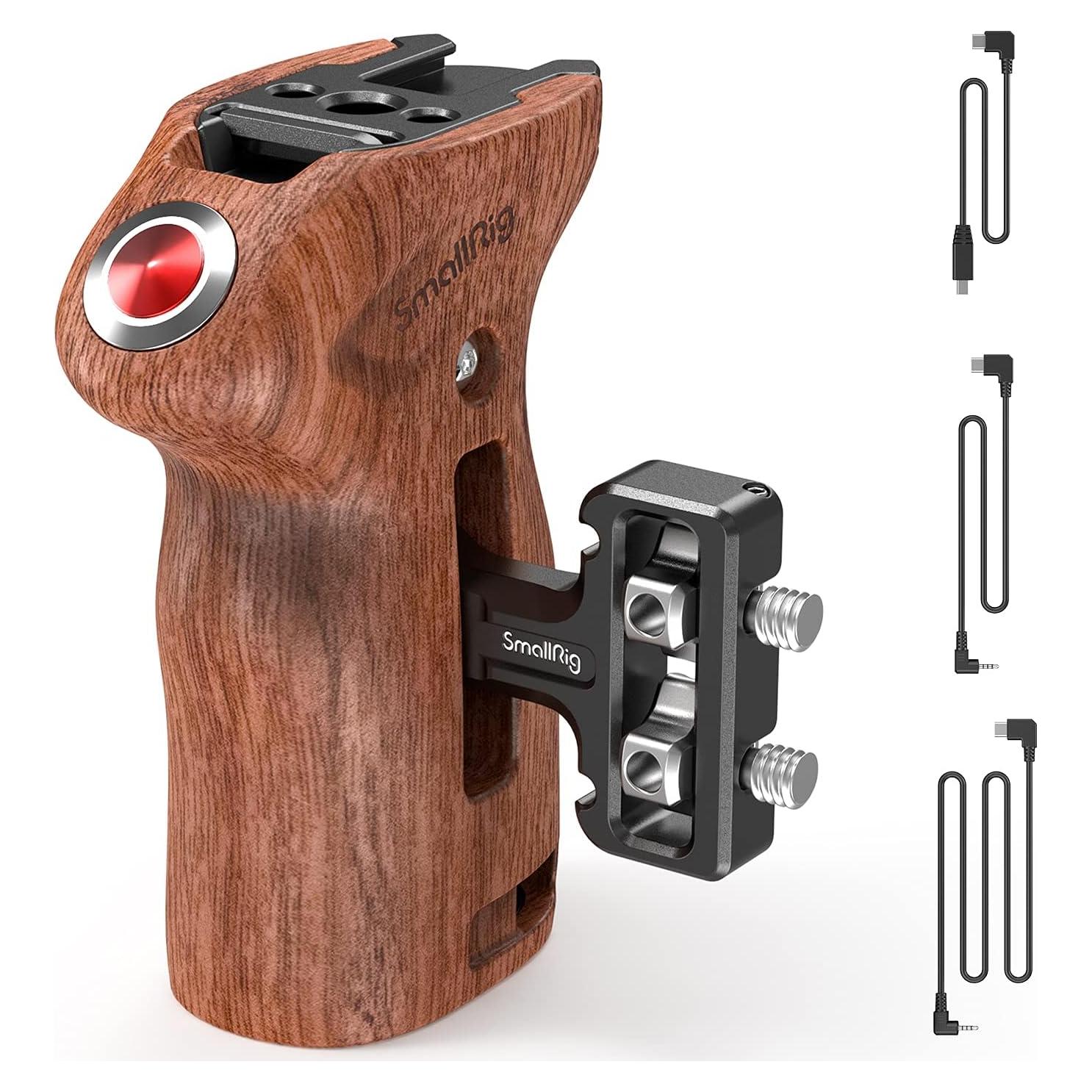 Mango Lateral Rosetado SmallRig 3323 con Disparador Remoto