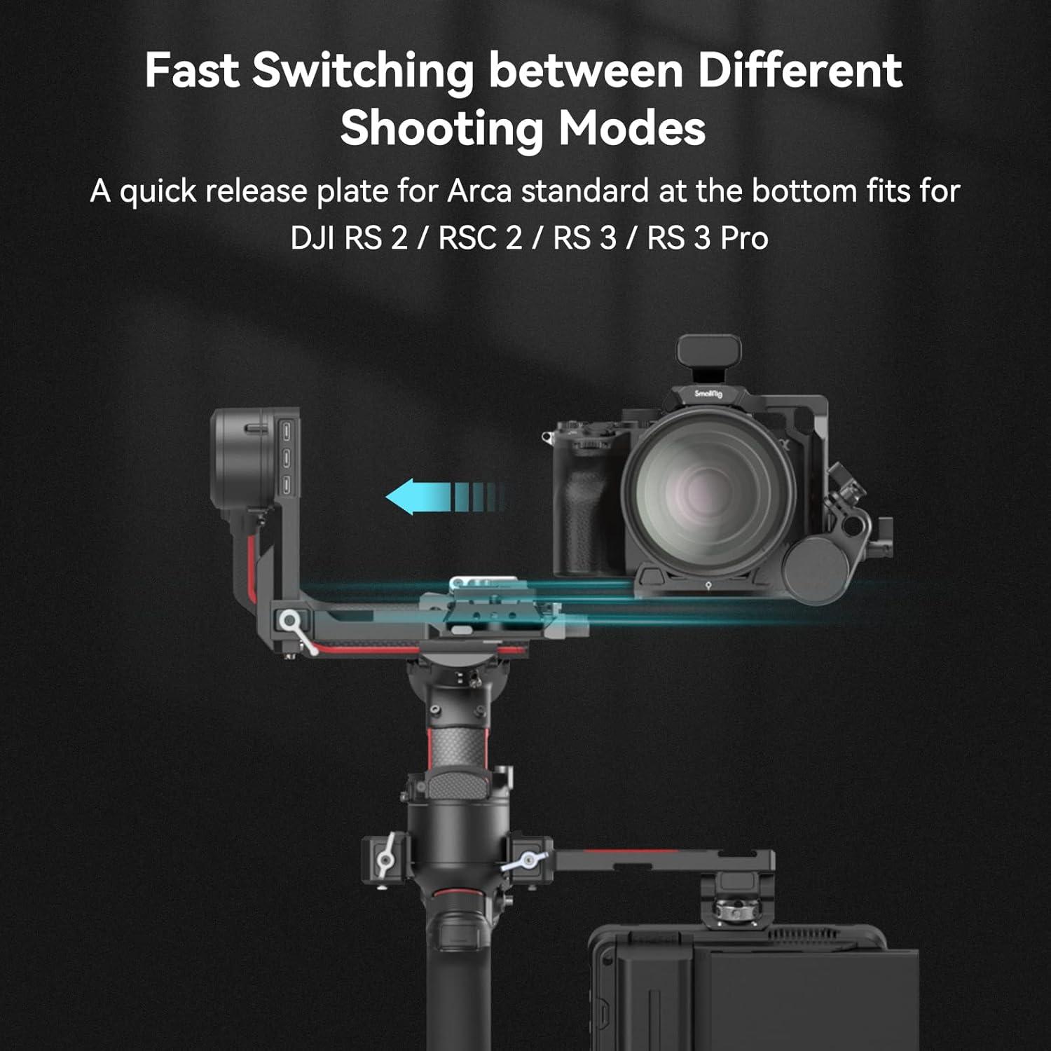 Jaula Media para Cámara SmallRig 3639 para Sony Alpha 7R V/IV/S III/Alpha 1