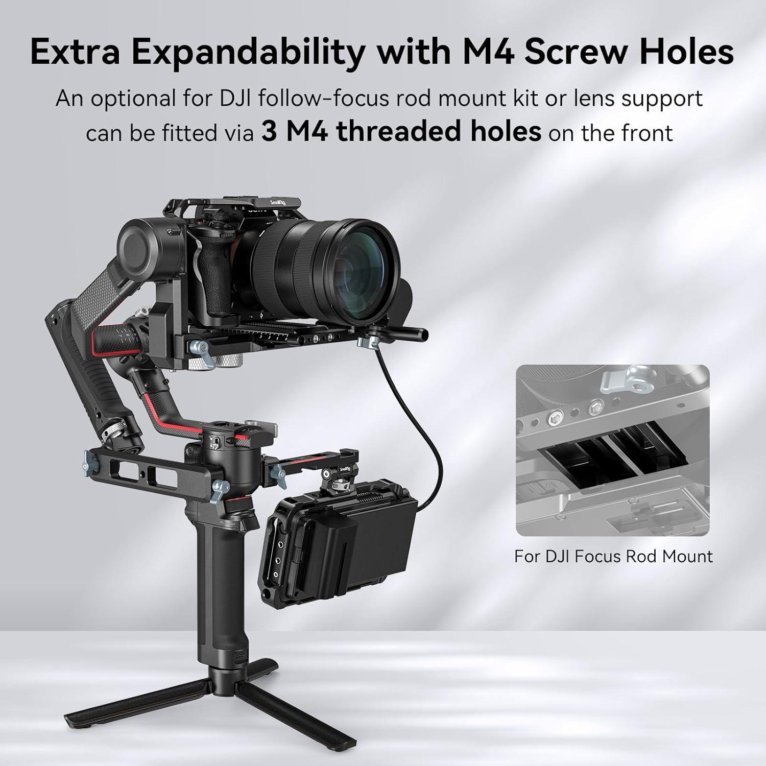 Placa de Liberación Rápida SmallRig 3158 para Manfrotto 12.9x5 cm