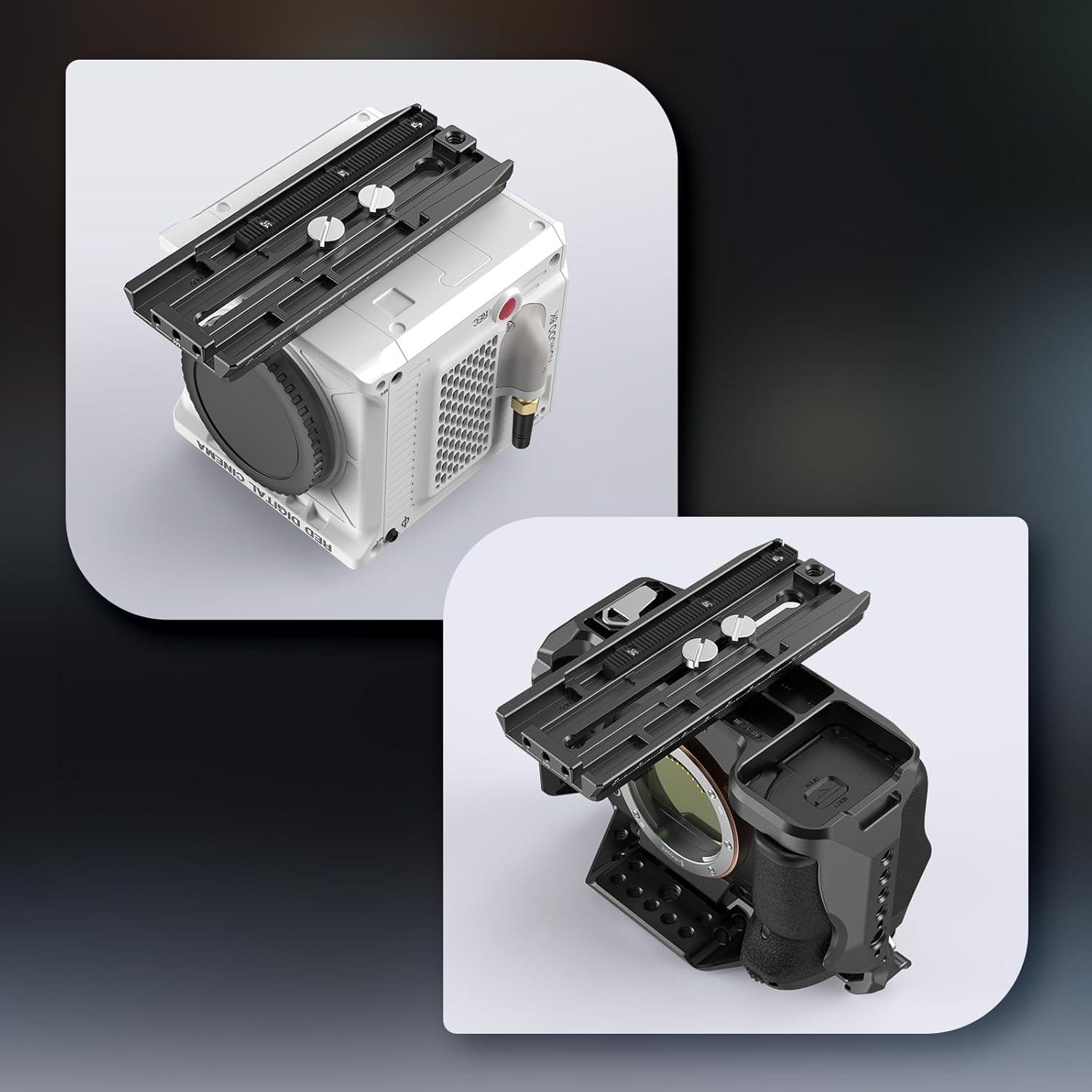 Placa de Liberación Rápida SmallRig 3158 para Manfrotto 12.9x5 cm