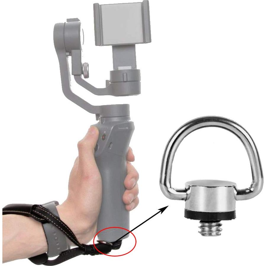 Soporte de anillo en D FUNTEN 1/4"-20 Acero Inoxidable 2 Pcs