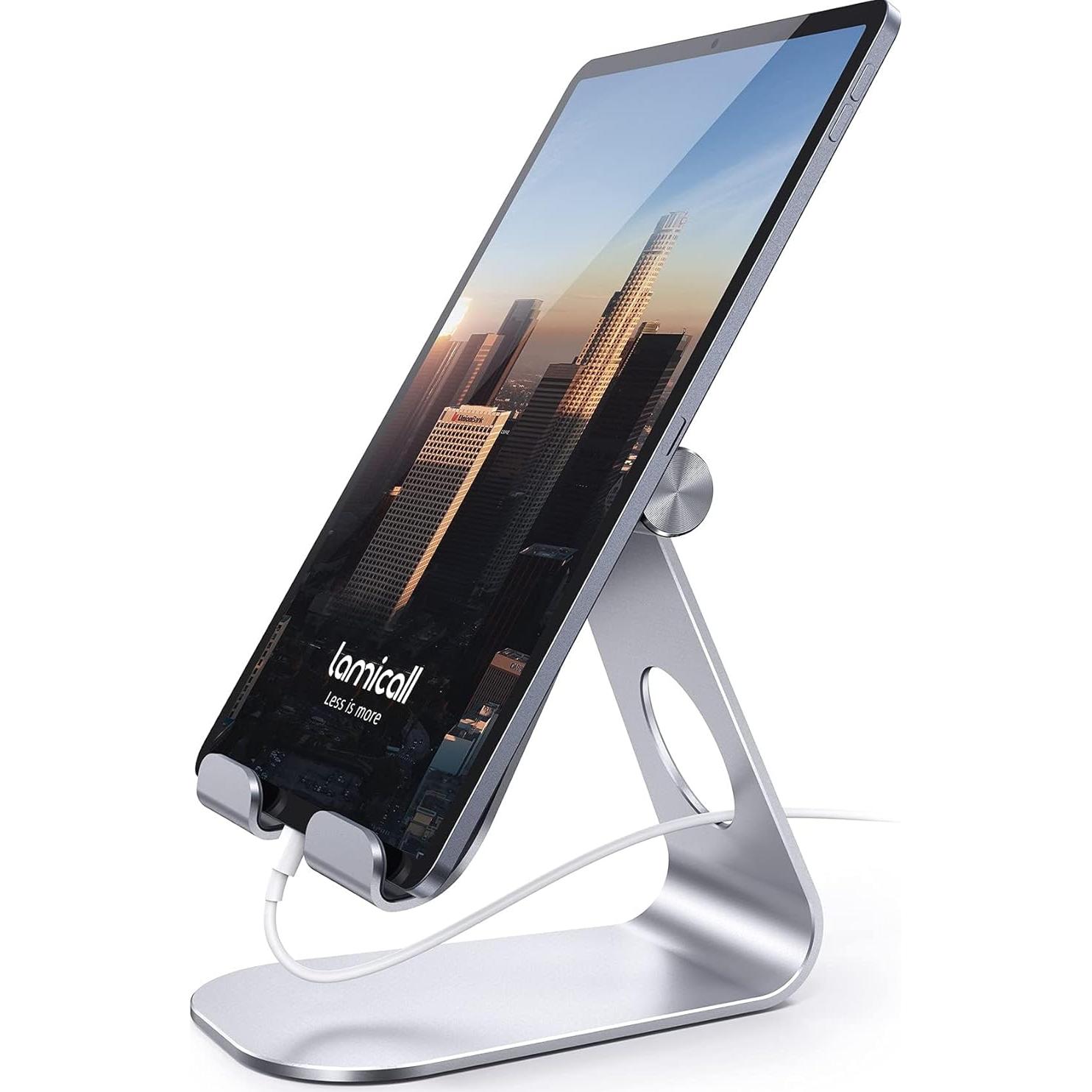Soporte para Tableta Lamicall ISD 0003 Ajustable Plata 10-33 cm
