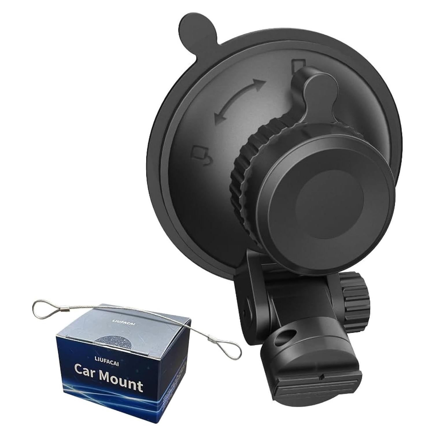 Soporte de Ventosa para Cámara de Tablero R2-4K - Negro