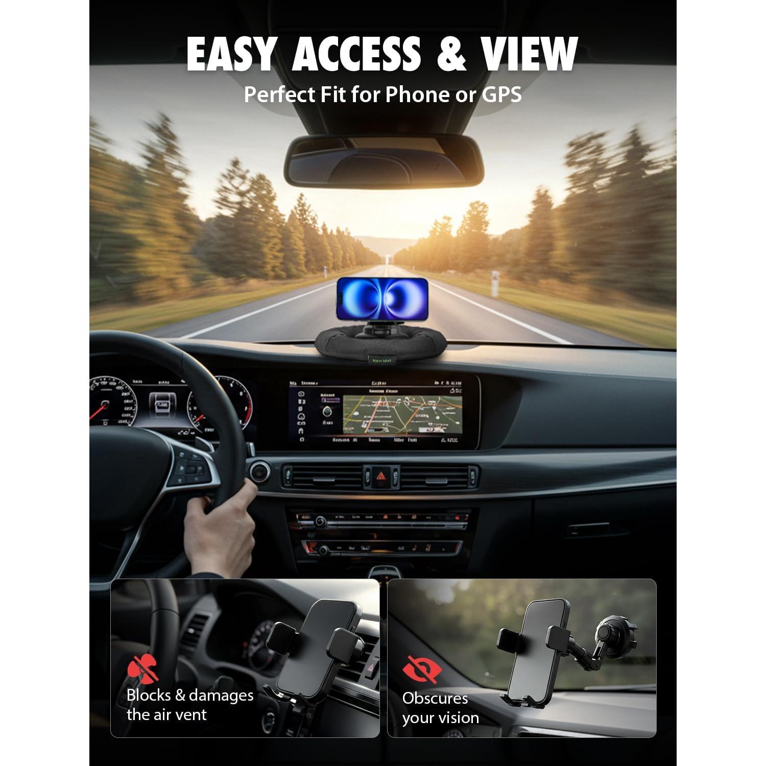 Almohadilla de GPS Bracketron NavMat para Tablero 20.32 cm