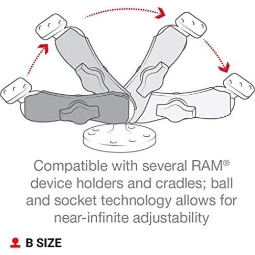 Base de bola RAM Mounts GPS RAM-B-238U 6.17x3.33cm Aluminio