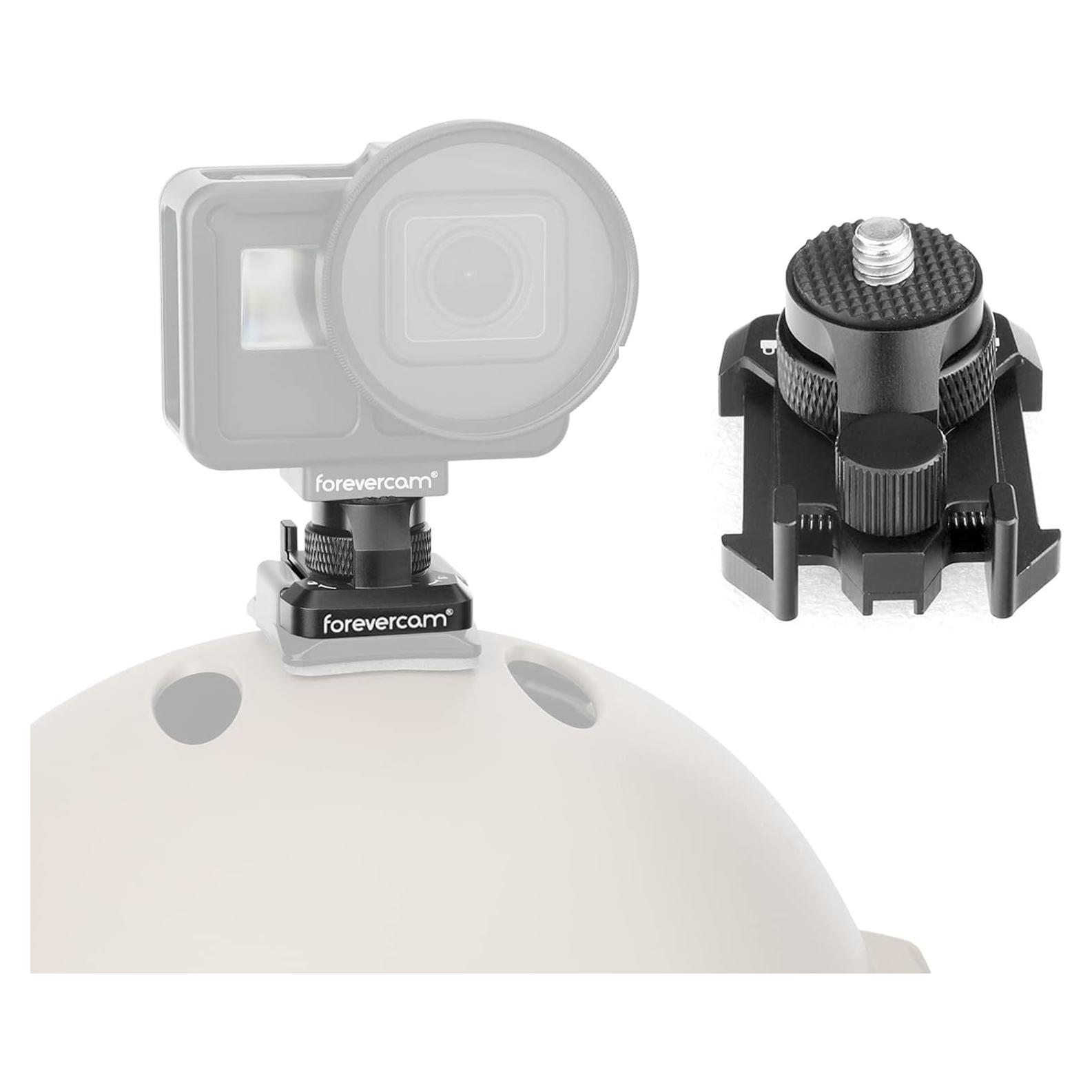 Soporte de Casco Aluminio 360° Forevercam para GoPro Hero