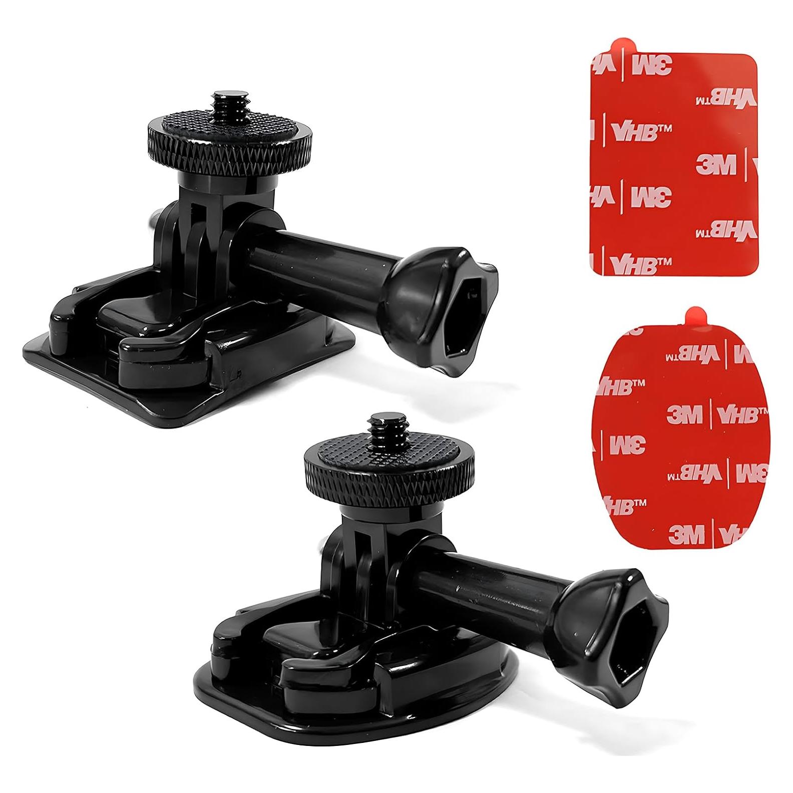 Soporte Adhesivo Flexible SRUIM para Casco - Compatible con Insta 360 y GoPro