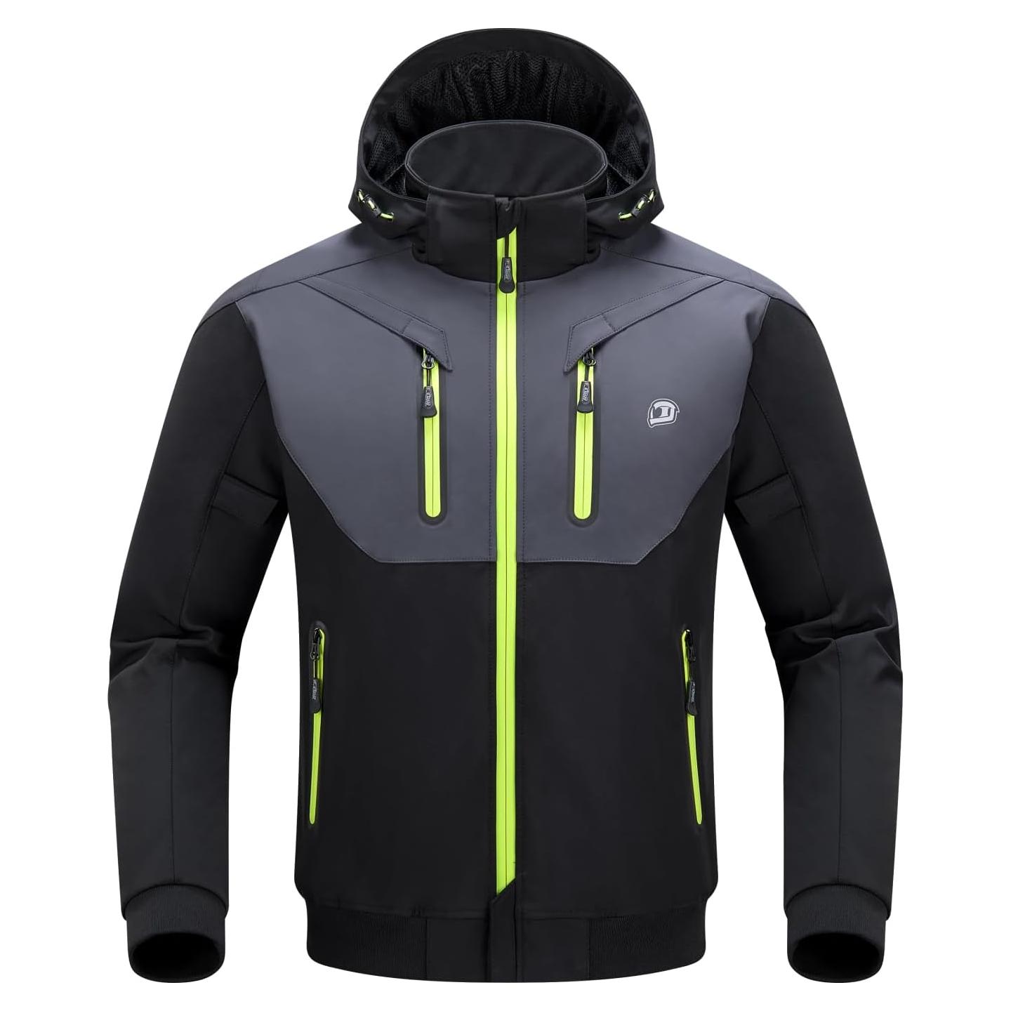 Chaqueta de Motocicleta BORLENI JK007 Invierno CE Negra