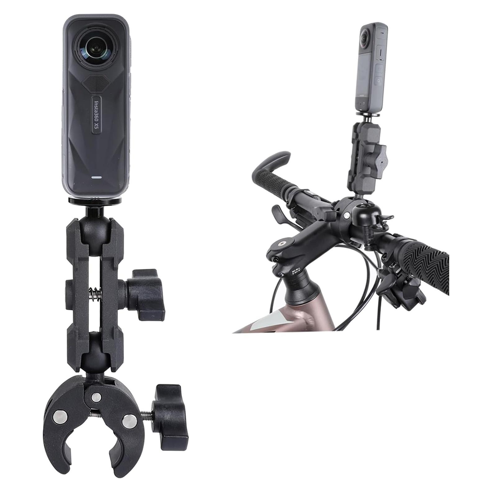 Soporte de cámara PellKing para motocicleta y bicicleta 360°