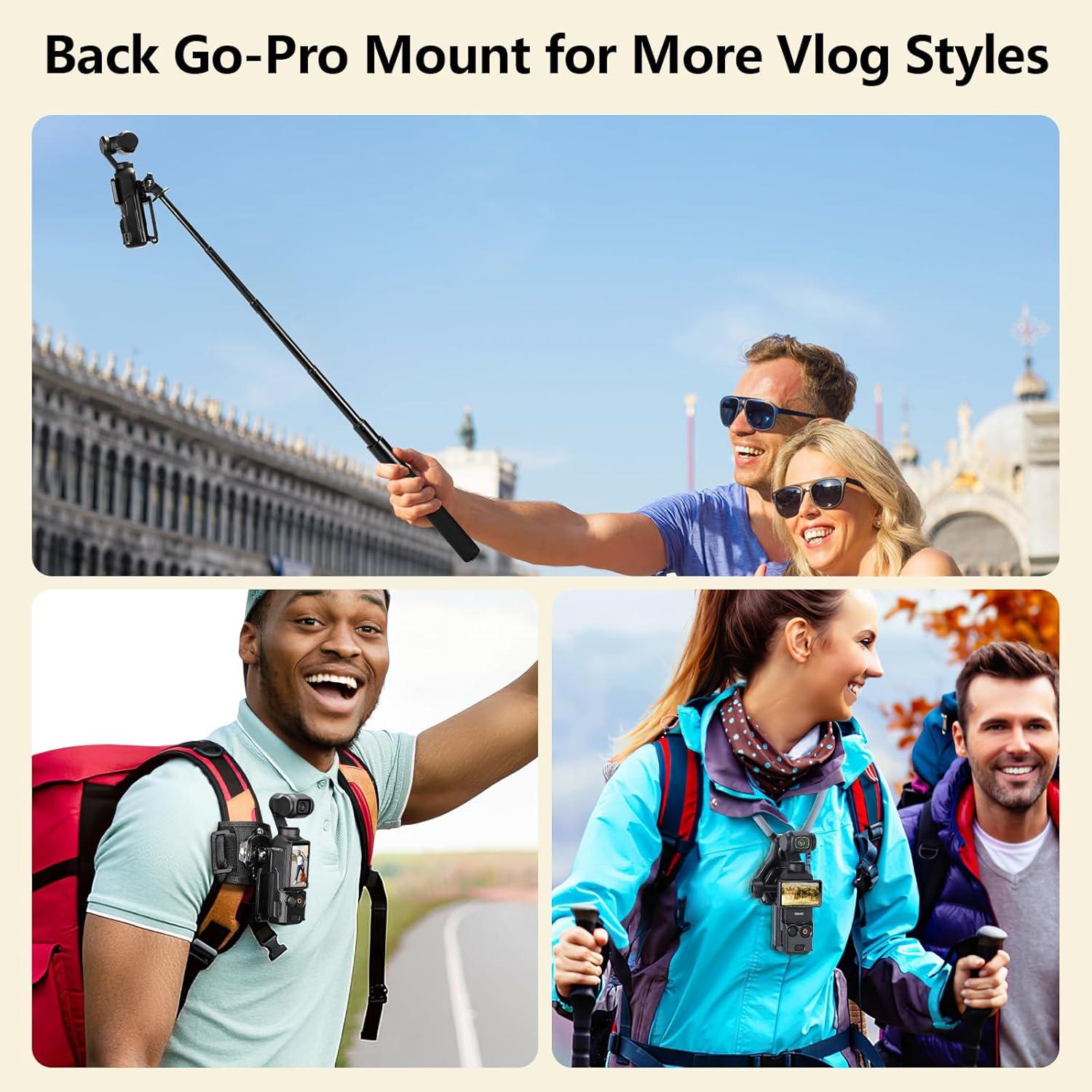 Soporte Magnético Amazear para DJI Osmo Pocket 3, Negro