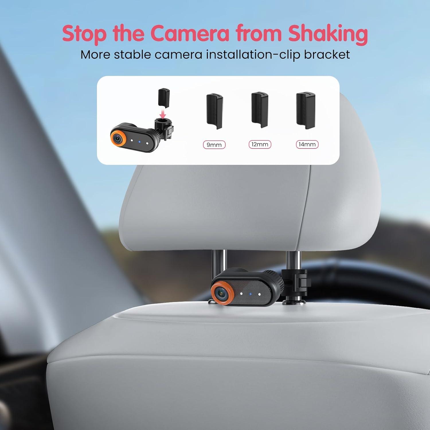 Cámara para Bebés en Auto BM2A 5.2" HD 1080P Visión Nocturna