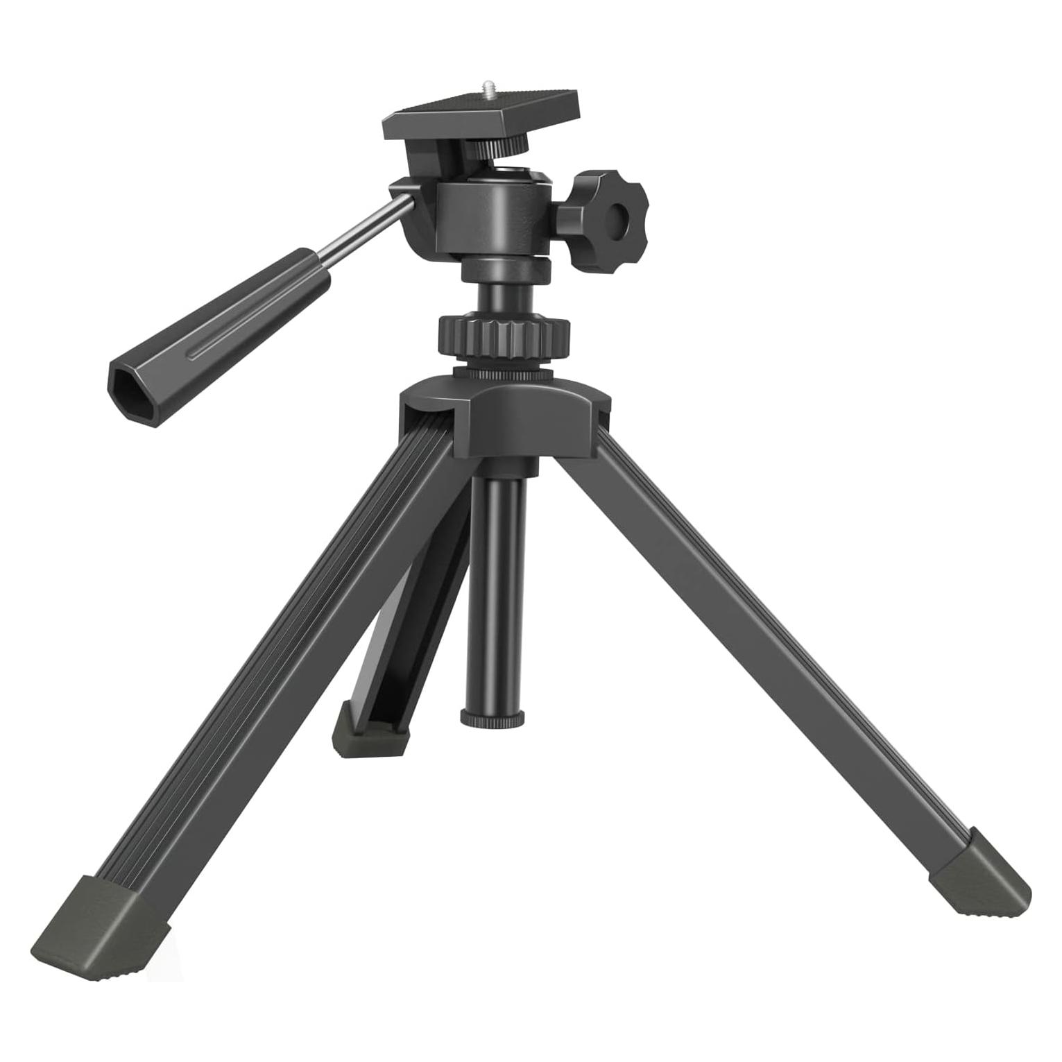 Trípode Compacto de Mesa WEOOEN Ajustable 24.1-34 cm