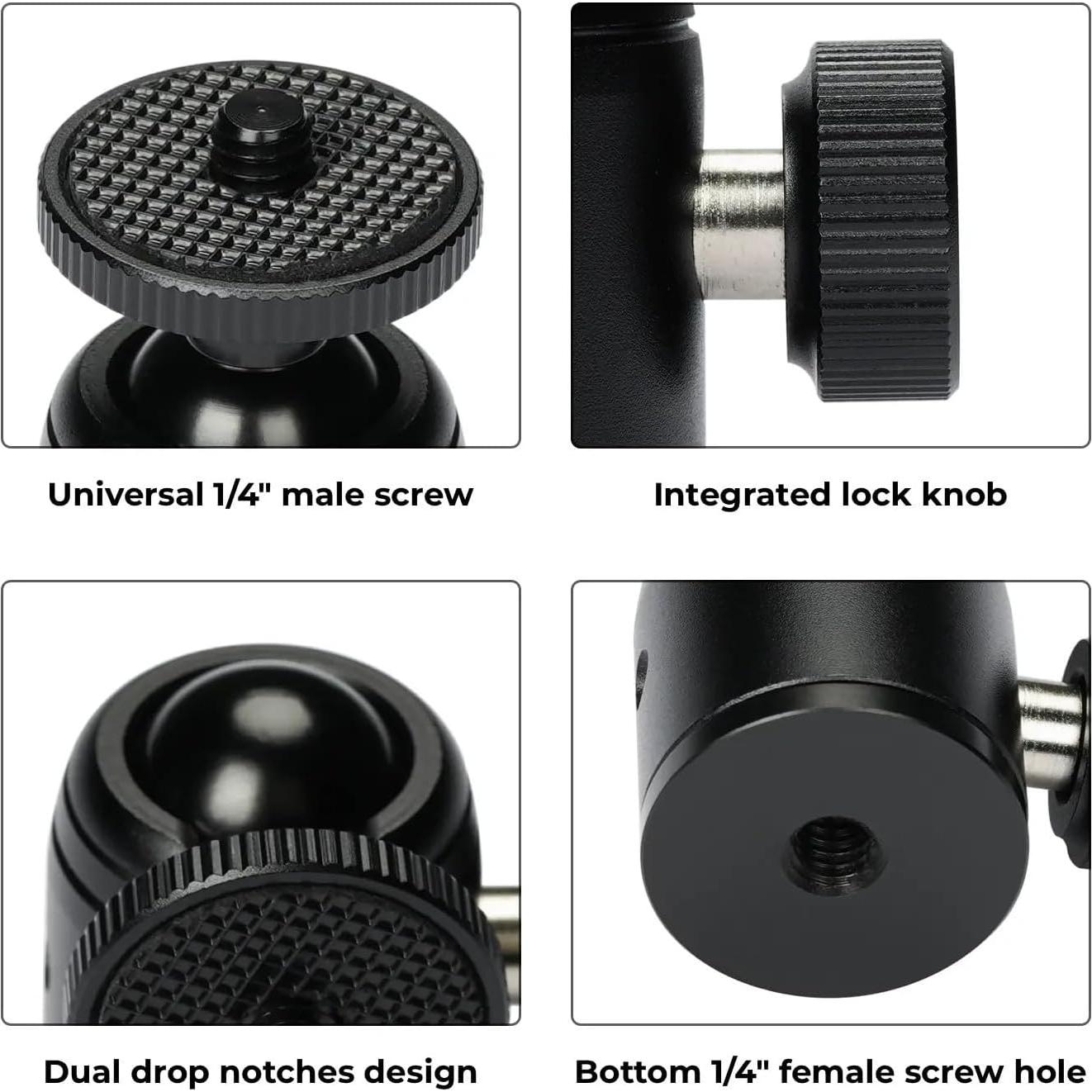 Trípode Mini Extensible OBSBOT con Cabeza Esférica 2KG