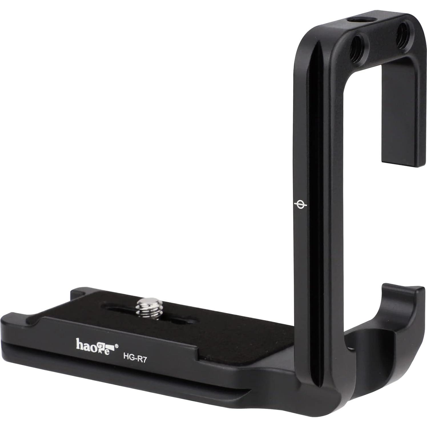 Soporte en L Haoge HG-R7 para cámara Canon EOS R7 - Aluminio CNC
