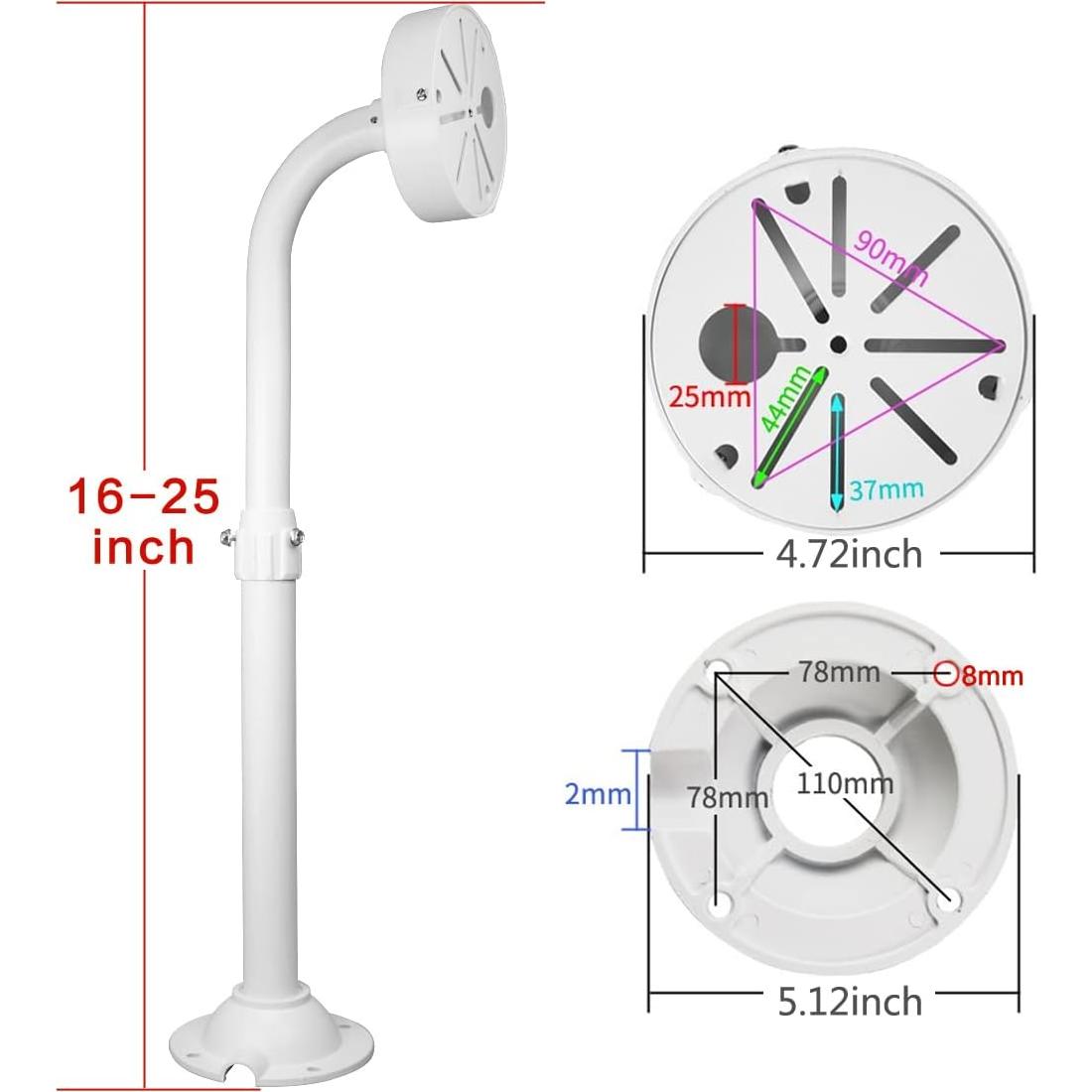 Soporte Universal para Cámara de Seguridad L50 40-63.5 cm