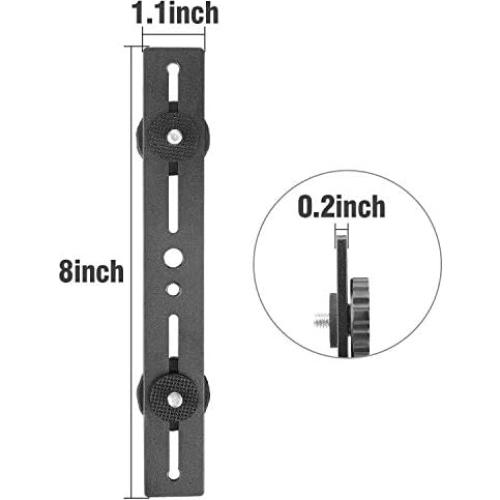 Soporte Doble para Flash ChromLives 20.3cm 2 Paquete