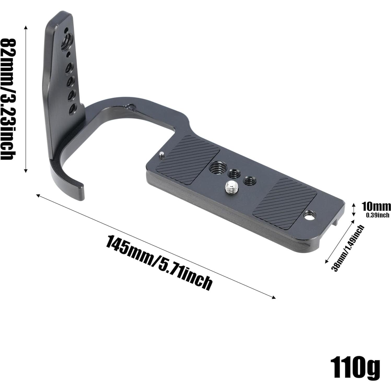 Soporte L-Shape FocusFoto para Canon EOS R5 Mark II - Aluminio