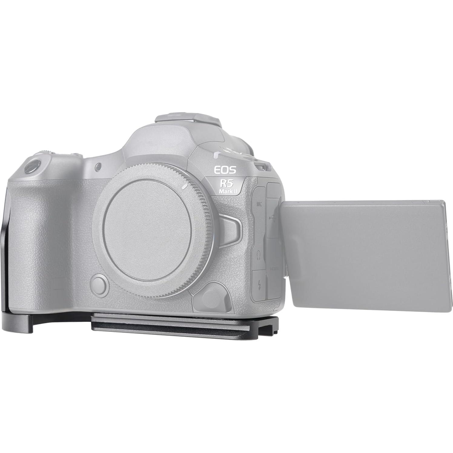 Soporte L-Shape FocusFoto para Canon EOS R5 Mark II - Aluminio