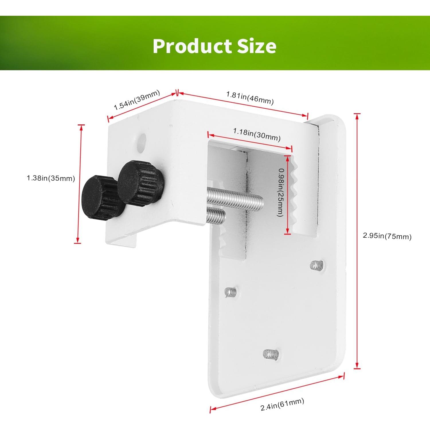 Soporte de Canalón Lonnky para Eufy SoloCam S340/E30 - Blanco