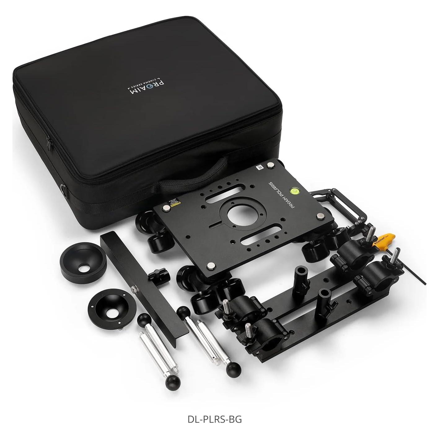 Dolly de Cámara PROAIM Polaris 200kg con Adaptadores y Rieles