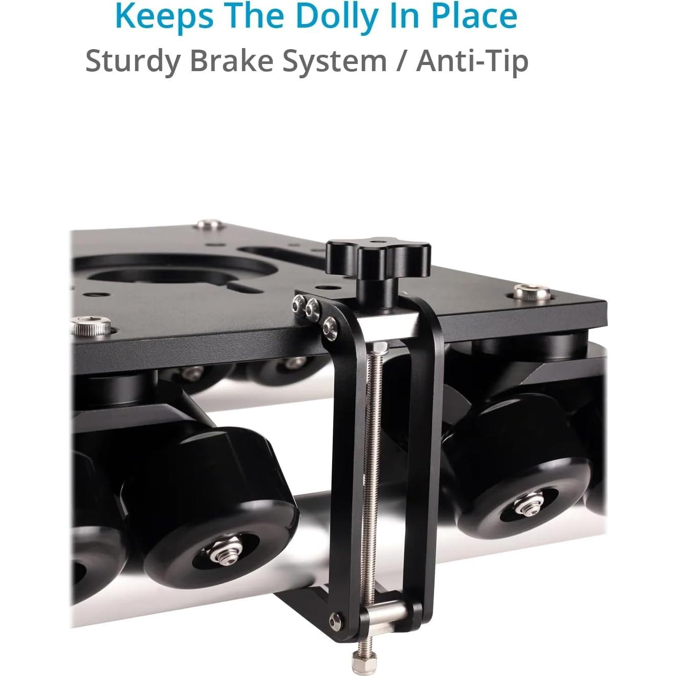 Dolly de Cámara PROAIM Polaris 200kg con Adaptadores y Rieles