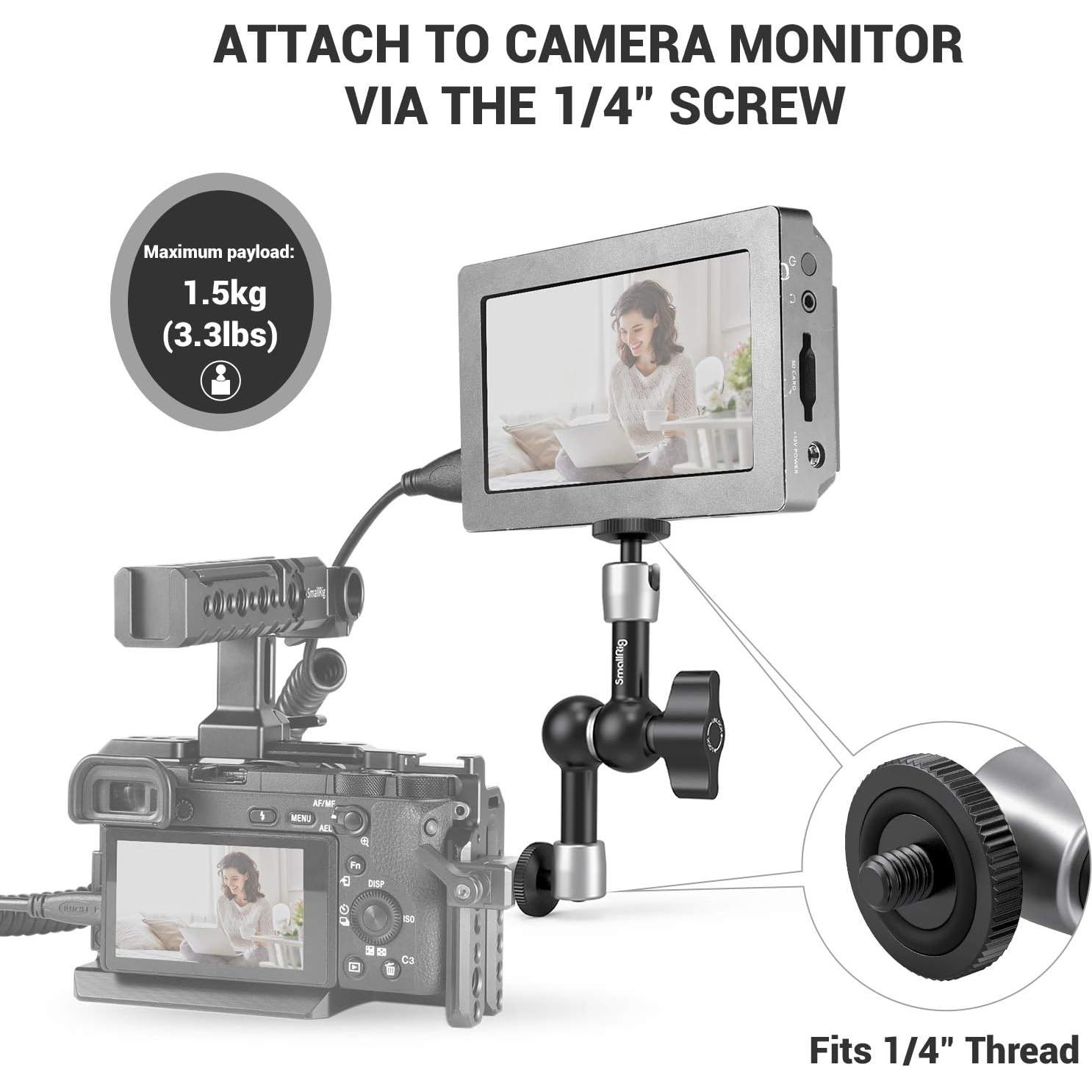 Brazo Mágico Articulado SmallRig 14 cm con Tornillo 1/4"