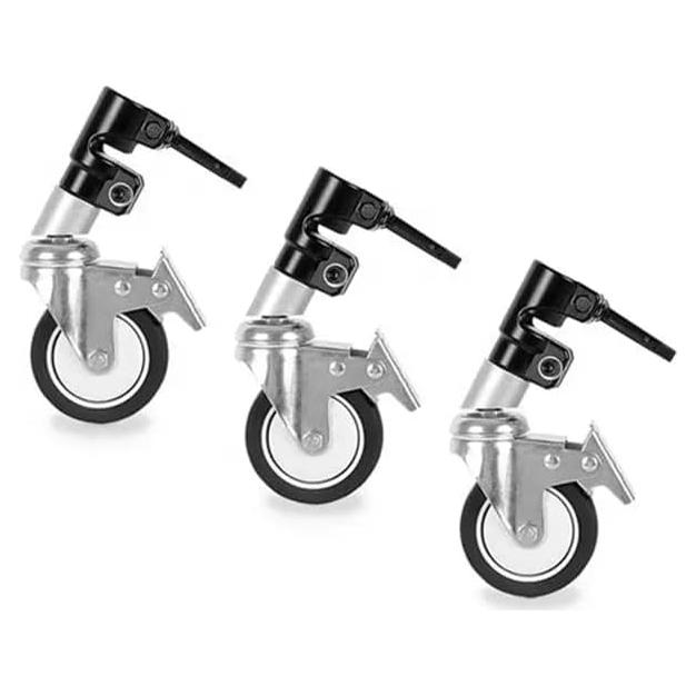 Set de 3 Ruedas Dolly Reflex Camera para Trípode 25mm