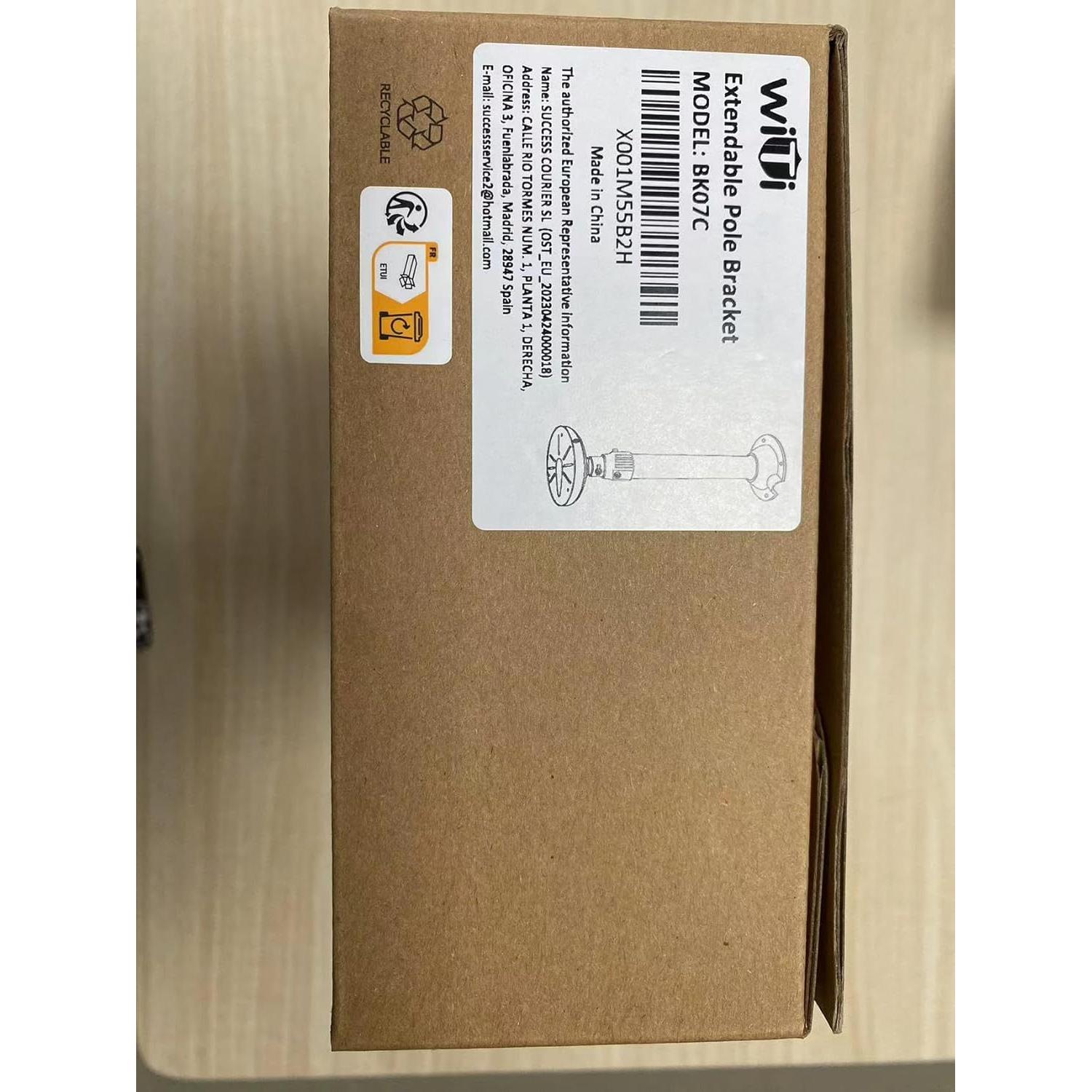 Soporte Extensible para Cámara de Vigilancia WiTi Metal 60cm