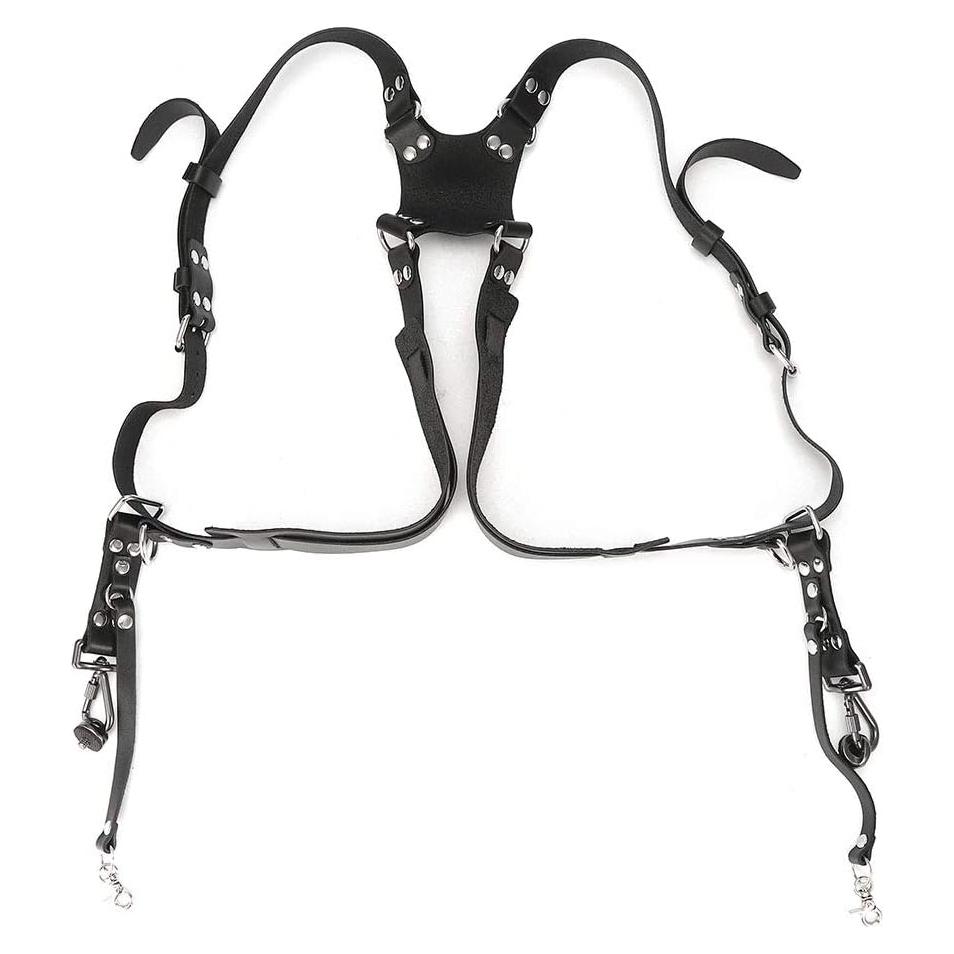 Arnés de Doble Cámara Leopacat con Correa Ajustable y Seguridad