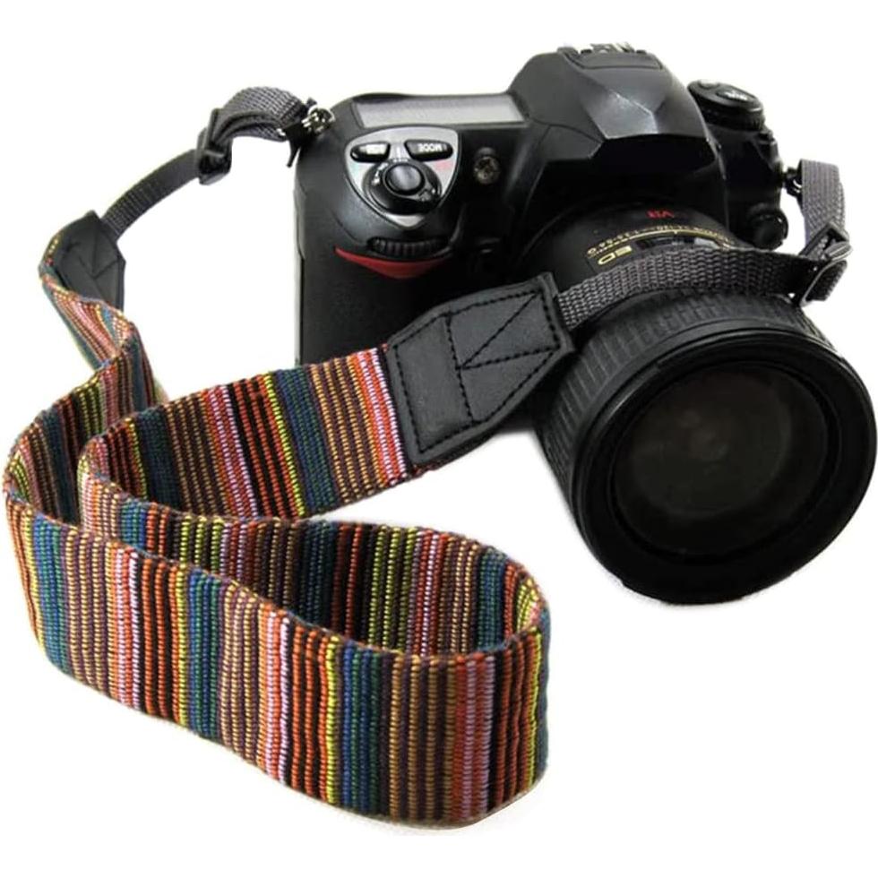 Correa de cámara ajustable Bohemia Vintage CHMETE 109cm