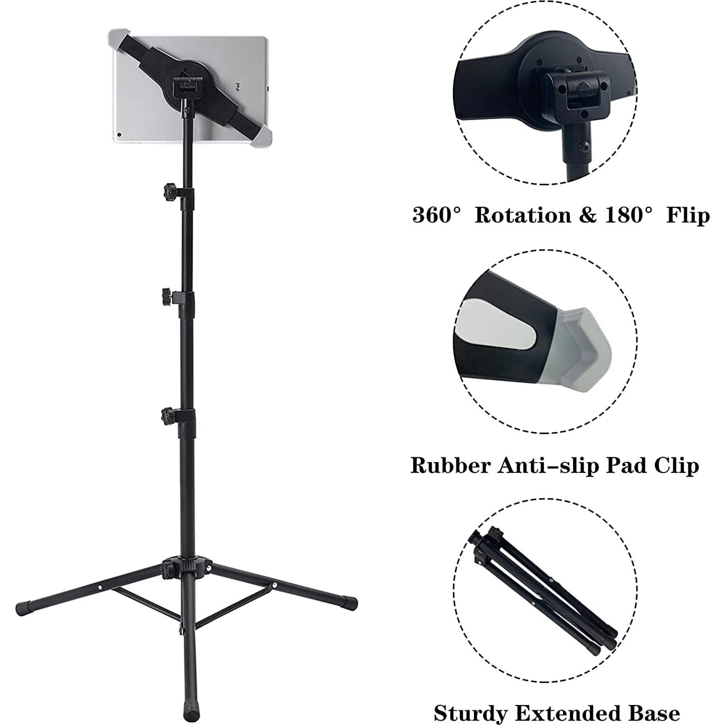 Soporte de trípode ajustable Raking para tablet 9.5-14.5"