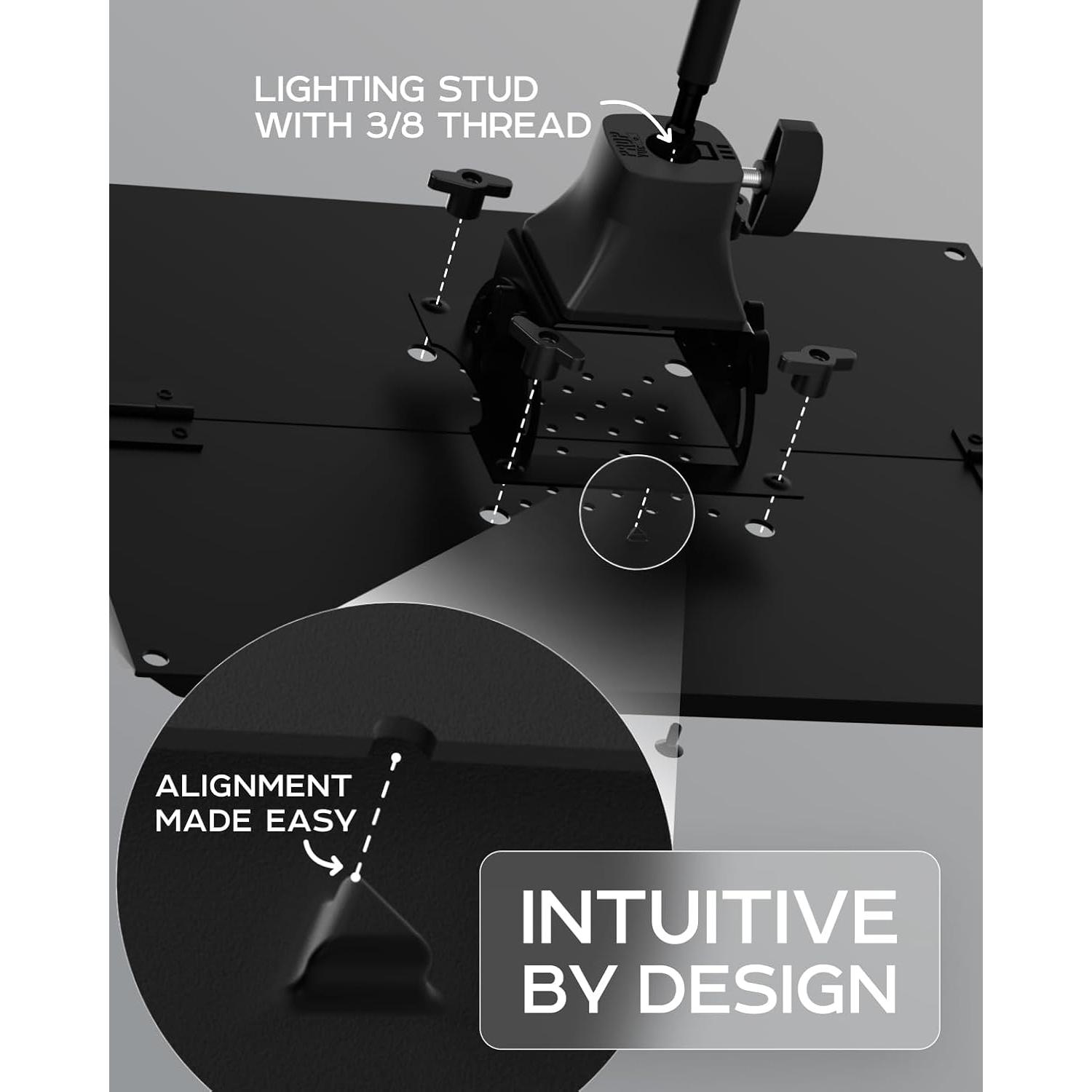 Soporte de trípode ajustable PropVue para proyector y laptop