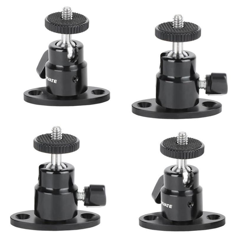 Cabezal Esférico Mini CAMVATE 1/4"-20 Ajustable 360°