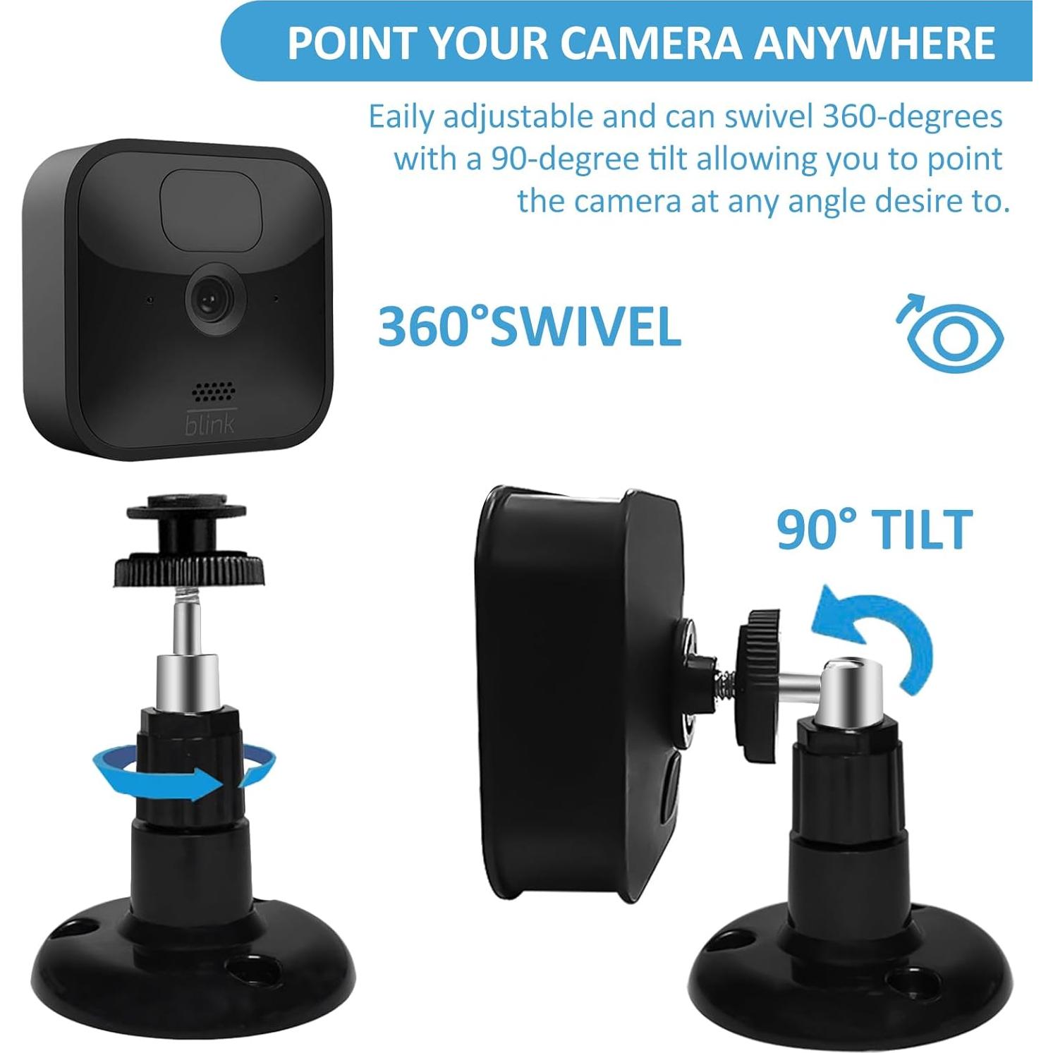 Soporte de Pared Ajustable FATKITT para Cámara Blink - Paquete de 3