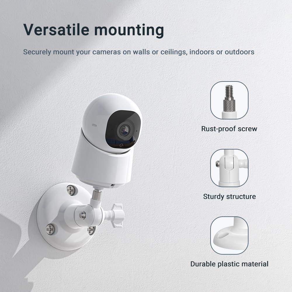 Soporte de Pared Ajustable 360° Holicfun para Cámaras de Seguridad