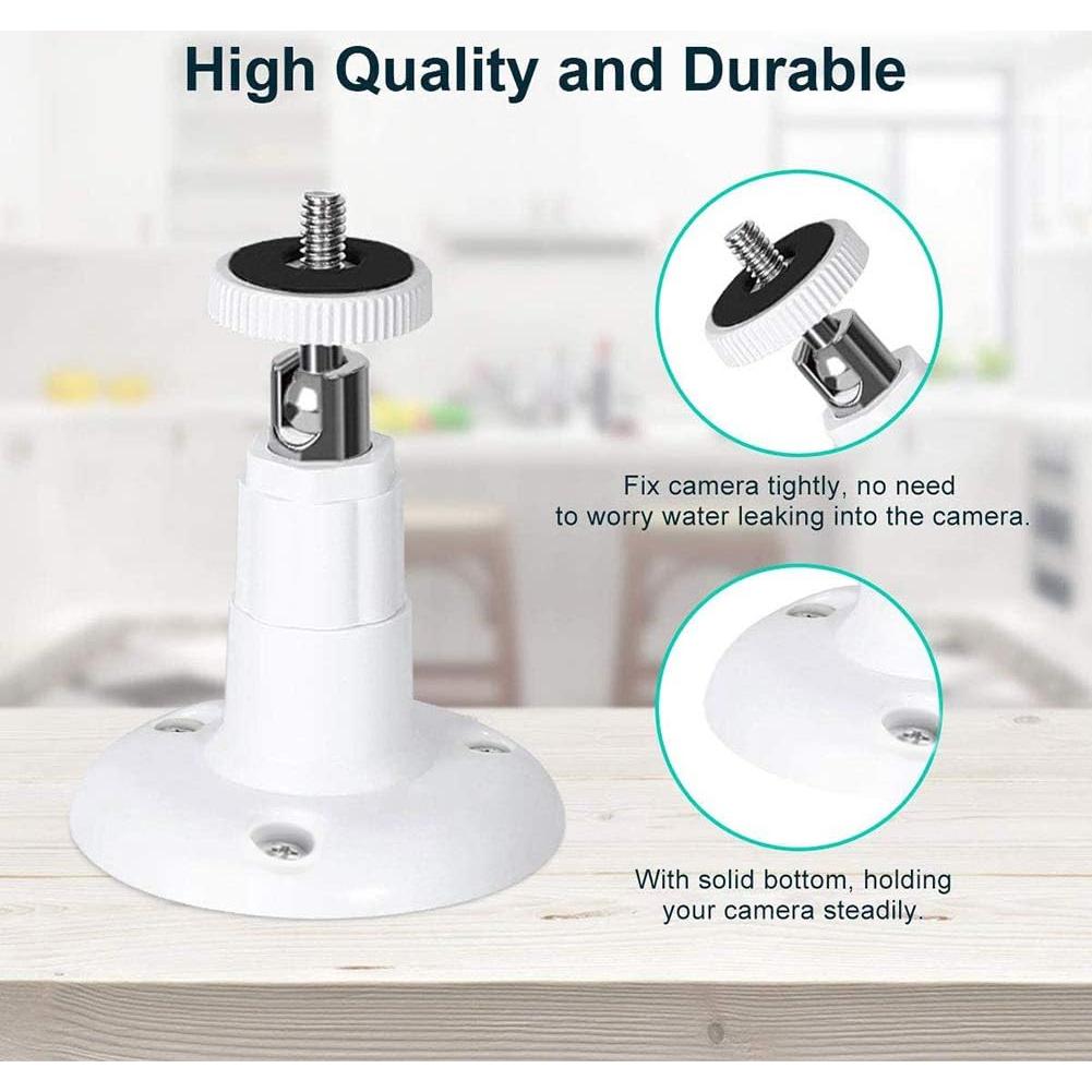 Soporte de Pared Gresur para Cámara Ring - 2 Paquetes, Ajustable 360°