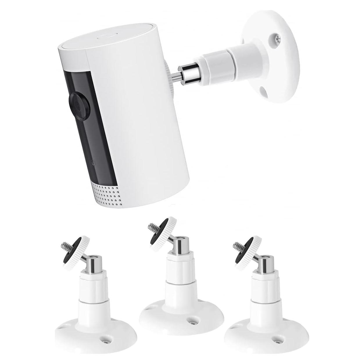 Soporte de Pared Gresur para Cámara Ring - 3 Piezas, Ajustable 360°