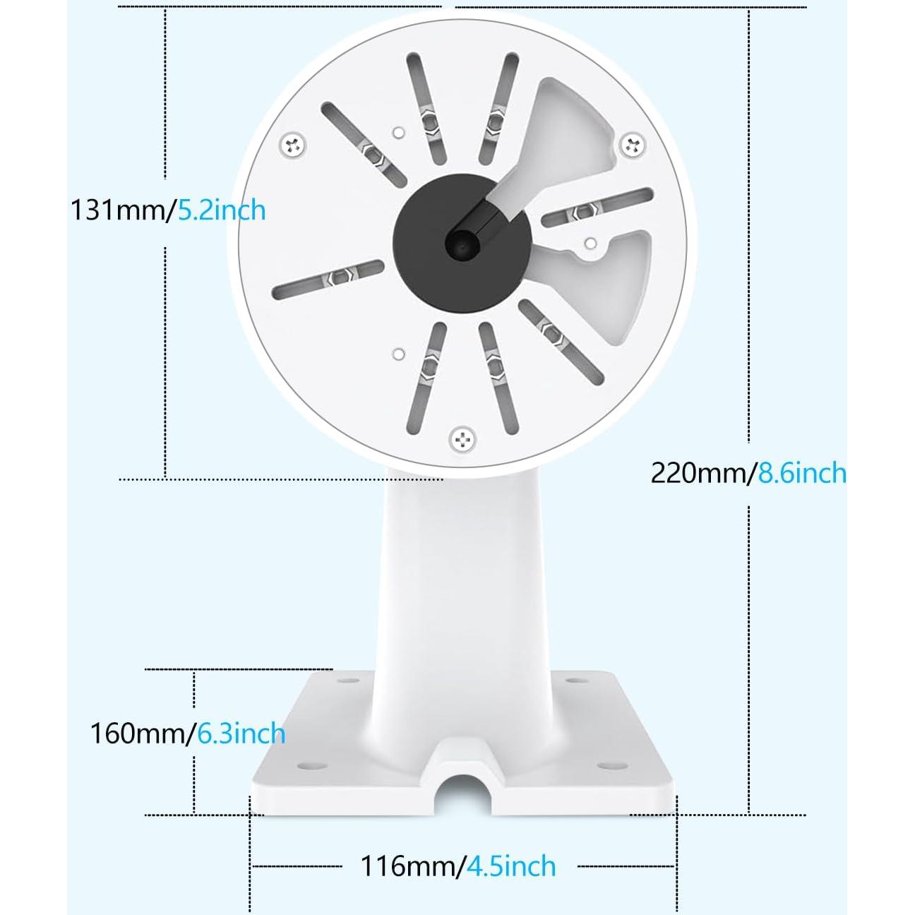 Soporte de cámara de seguridad OOSSXX universal para pared