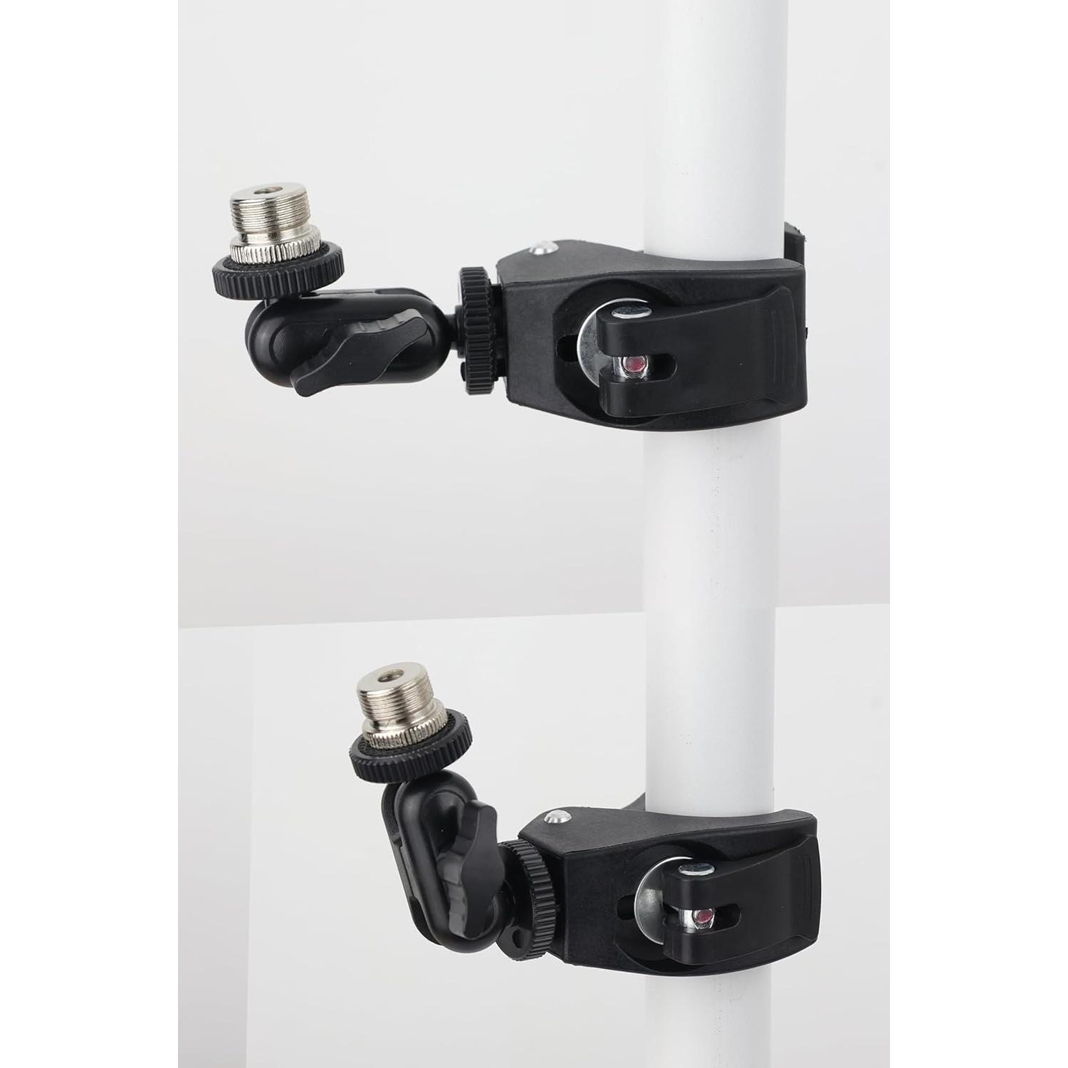 Soporte de micrófono Mic Crab Clamp con ajuste 1/4" a 5/8"