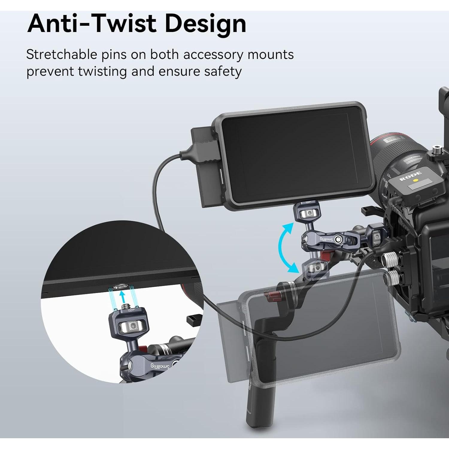 Brazo Mágico SmallRig 3873 para Cámara 88g Ajustable