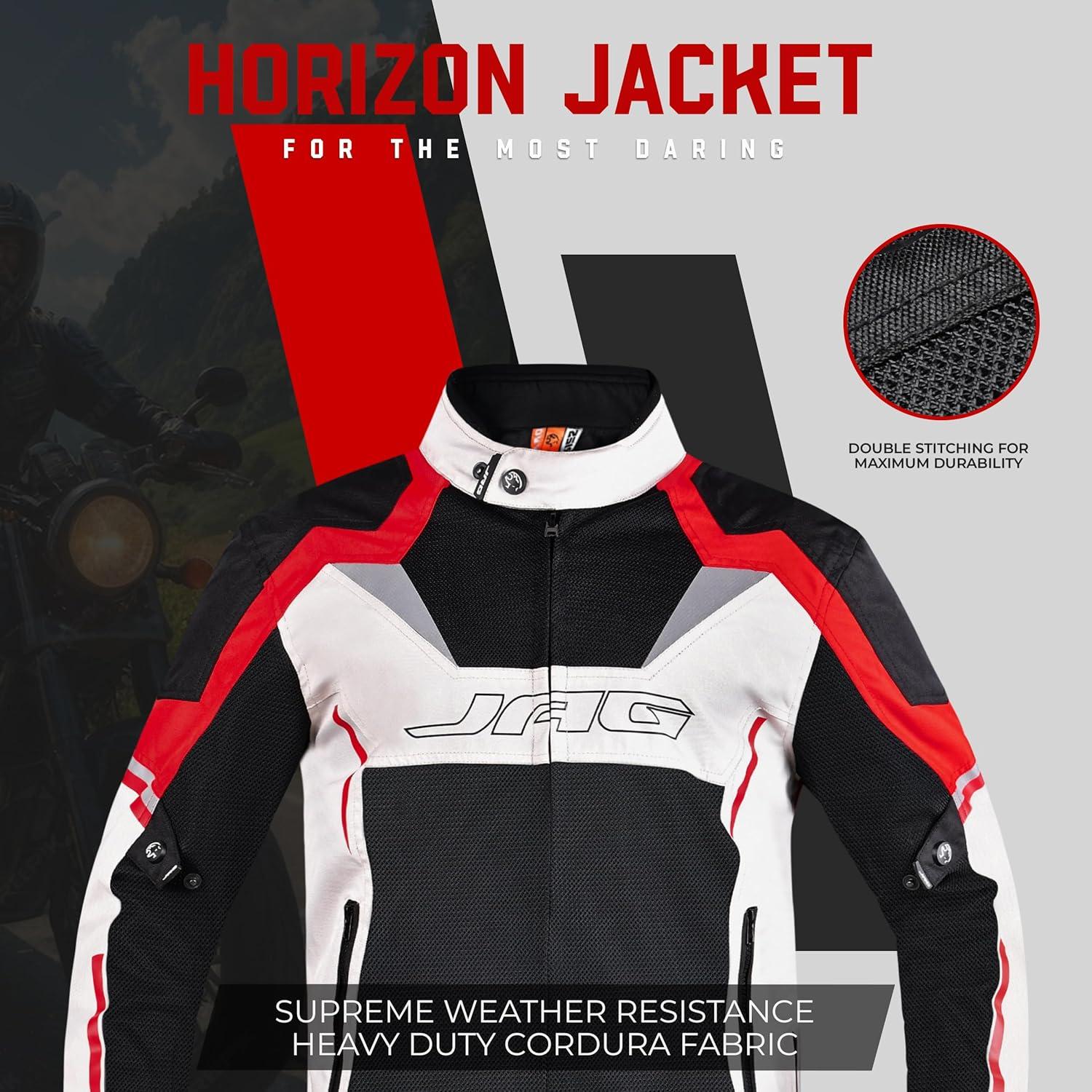 Chaqueta de Motocicleta JAG Horizon - Alta Visibilidad CE