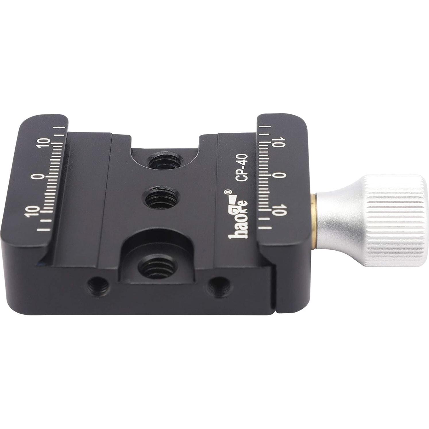 Abrazadera de Liberación Rápida Haoge CP-40 para Gimbal DSLR