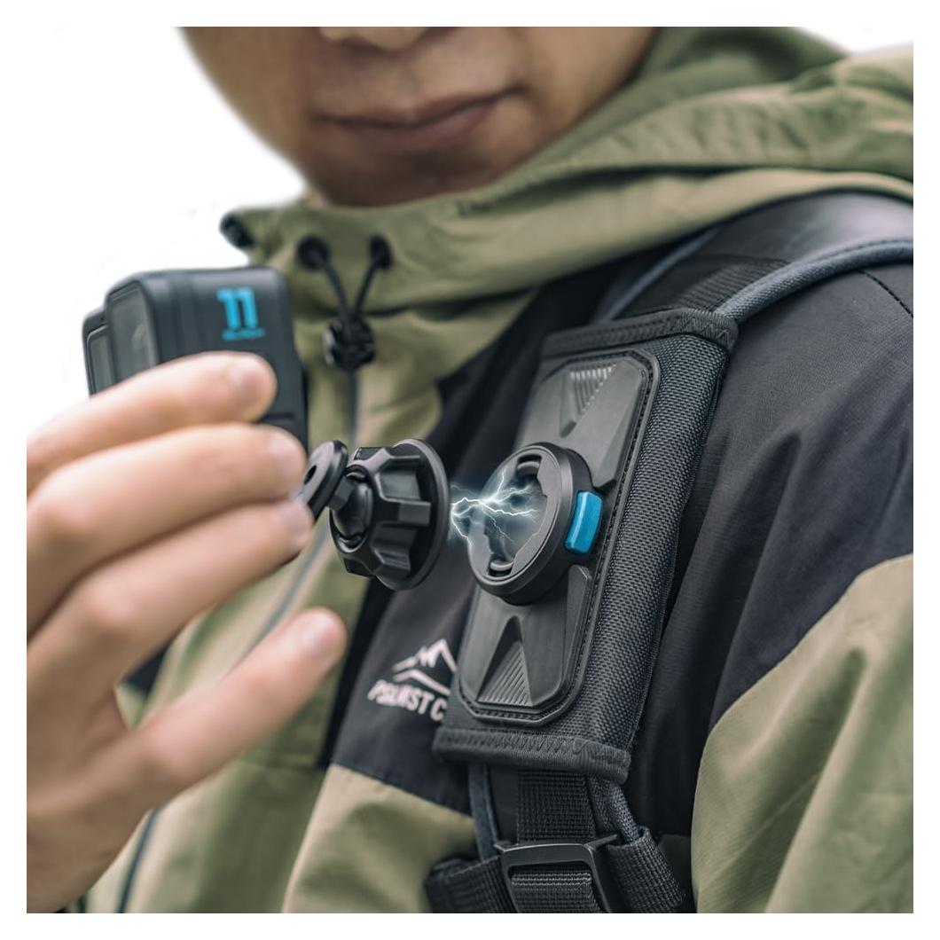 Soporte de Correa de Mochila SUREWO Magnético Liberación Rápida