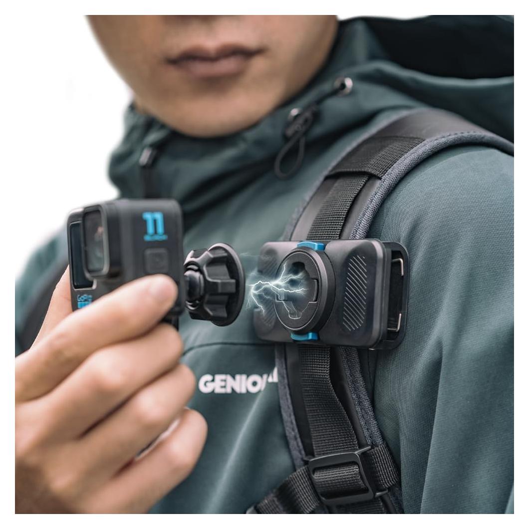 Soporte Magnético para Mochila SUREWO 360° Liberación Rápida